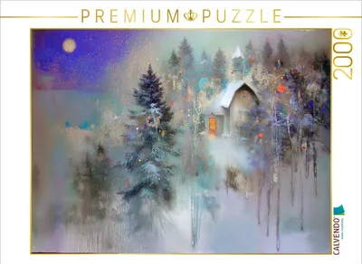 Produktbild von CALVENDO Puzzle Weihnachtskapelle | 2000 Teile Lege-Größe 90x67cm Foto-Puzzle für glückliche Stunden