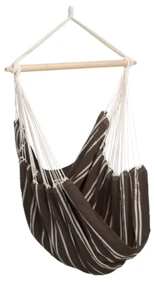 Zdjęcie produktu dla AMAZONAS XL Fotel wiszący Brasil Mocca z drążkiem rozporowym Siedzisko ok. 160 x 130 cm