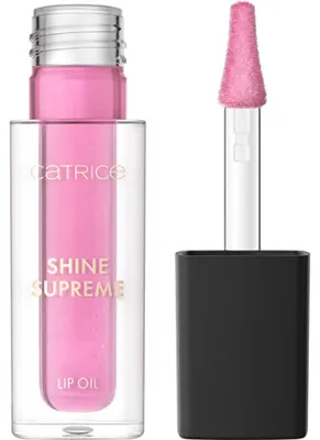 Productafbeelding van CATRICE Shine Supreme Lip Oil, Roze, Cherry Lush, Verzachtend, Hydraterend, Olie, Glans, Fles