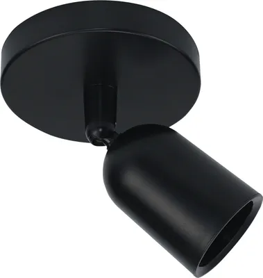 Produktbild von Spectrum LED SOLIS SPOT GU10 schwarz Deckenleuchte IP20 schwenkbar 250V max. 6W rund