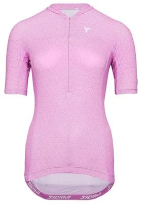 Image de Maillot Silvini Catirina WD1621 pour femme, court, rose poudré-noir, taille M 3120-WD1621-93083