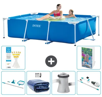 Produktbild von Rechteckiger Frame Pool - 220x150x60 cm - 7-teilig  S149