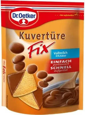 Obrázok produktu pre Dr. Oetker Kuvertüre Fix, 5er Pack (5 x 150 g)