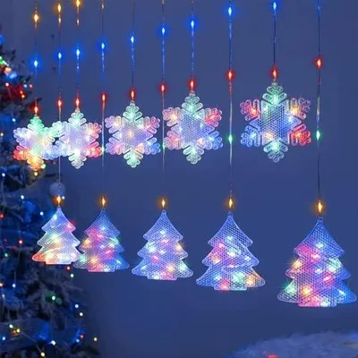 Zdjęcie produktu dla Lampka świąteczna do okna LED dekoracyjna na boże narodzenie