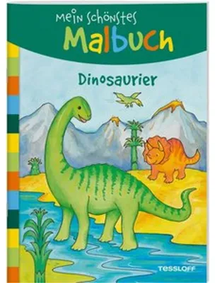 Produktbild von Mein schönstes Malbuch. Dinosaurier