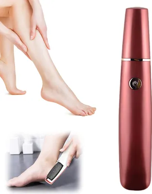 Produktbild von Elektrischer Hornhautentferner Set, 2 Geschwindigkeiten, wasserdicht, 360° Schleifrolle, für trockene & rissige Fersen, Fußpflege