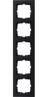 Produktbild von Kopp 402915553 Abdeckrahmen 5-fach Athenis 55 anthrazit