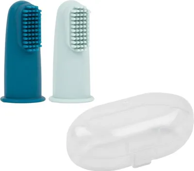 Produktbild von Zahnputzhilfe 2er Set mit Aufbewahrungsbox