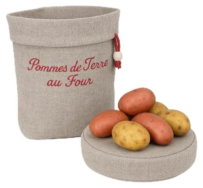 Image de Sac pour micro-ondes en lin 100% naturel