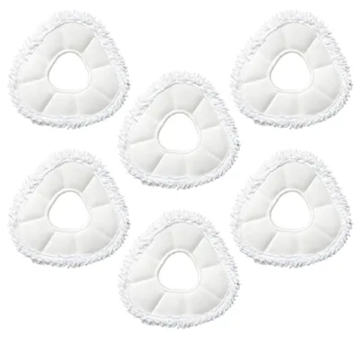 Mopptuch-Set 6 Stück für Narwal Freo Z/X Ultra u. a., weiß