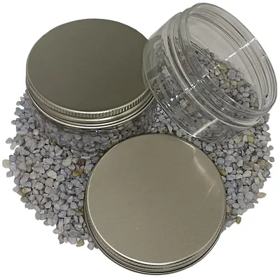 Produktbild von 30 x Designer Glasoptik Tiegel Fluppy 75 ml Geldosen Aluminium Schraubdeckel Vorratsbehälter