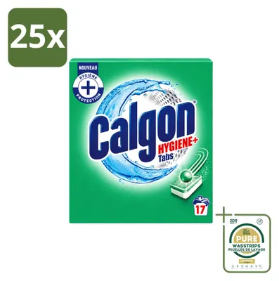 Produktbild von 25 x Calgon Entkalker - 17 Tabs - 221 g - Vorratspackung - 25 Stücke