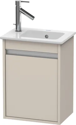 Produktbild von Waschtischunterbau KETHO 550x400x285mm Anschlag rechts taupe Anschlag rechts taupe