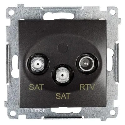 Produktbild von Kontakt-Simon DASK2.01/48, Anthrazit, Kunststoff, IP20, 75 mm, 41 mm, 75 mm