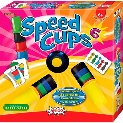 Zdjęcie produktu dla Amigo Speed Cups 6, Gra planszowa, Rodzina, 6 lat(a), 15 min, Gra rodzinna