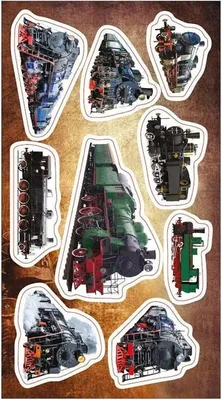 Produktbild von RANOK 53083 Dampflokomotiv-Aufkleber