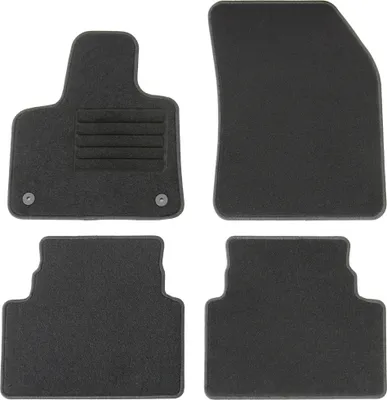 Produktbild von Fußmatten-Set für Citroen C5 Aircross, 02/2019-, 4-teilig, Schwarz
