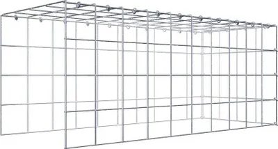Produktbild von Anbaugabione Typ 4 100 cm x 40 cm x 40 cm (L x H x T), Maschenweite 10 cm x 10 cm, C-Ring