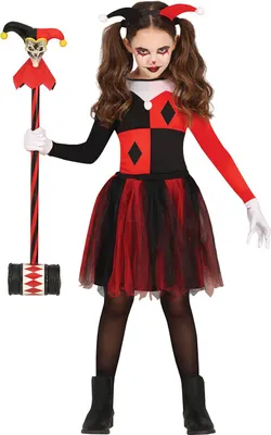 Produktbild von Harley Harlekin Halloweenkostüm 7-9 Jahre