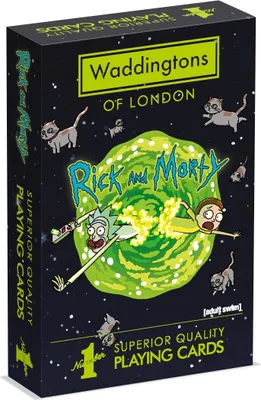 Produktbild von Winning Moves RICK AND MORTY - Waddingtons No.1 spielkarten
