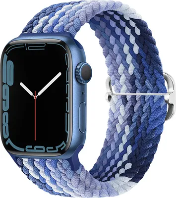 Produktbild von BStrap Elastic Nylon Armband für Apple Watch 38/40/41mm, blueberry