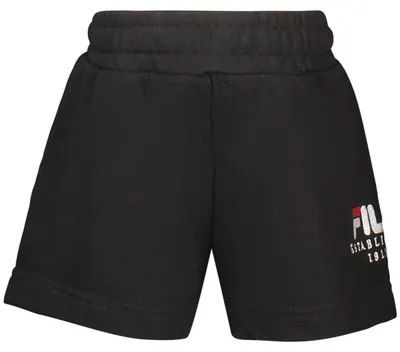 Image de Pantalon court pour filles, couleur noire – Coupe confortable en Coton