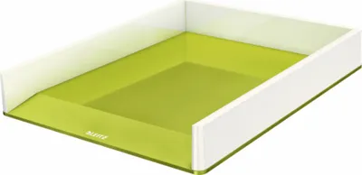 Immagine prodotto di Vaschetta per lettere LEITZ WOW Duo Colour A4 in polistirolo verde