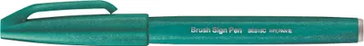 Produktbild von Pentel Brush Sign - Fein - 1 Farben - Türkis - Pinselspitze - 0,5 mm - 2 mm