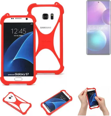 Produktbild von K-S-Trade Handy-Hülle kompatibel mit Infinix Zero 40 4G Schutz-Hülle Bumper Silikon Schutz Hülle Cover Case Silikoncase Silikonbumper TPU Softcase