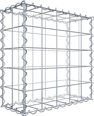 Produktbild von Gabione 50 cm x 50 cm x 20 cm (L x H x T), Maschenweite 10 cm x 10 cm, Spirale