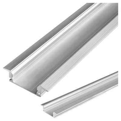 Obrázok produktu pre MasterLED, hliníkový profil pre LED pásky, 12 mm, 1 meter, strieborná farba, eloxovaný povrch