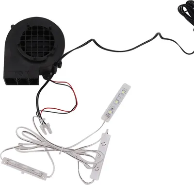 Zdjęcie produktu dla Nadmuchiwana dmuchawa, świąteczna pompa z 3 białymi lampkami LED do dekoracji zewnętrznych, wtyczka UE 220–240 V