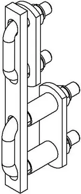 Produktbild von Hailo H-50 Verstärkung auf der Sprosse aus Edelstahl
