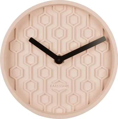 Produktbild von Karlsson - Wanduhr Honeycomb - Rosa - Ø31cm