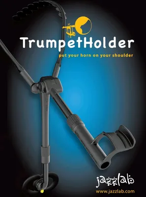 Produktbild von Trompetenhalter TrumpetHolder Größe M, gewichtsentlastend für Kinder & Erwachsene bis 190 cm