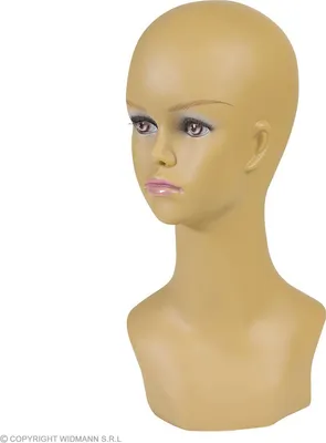 Produktbild von Kopf für Perücken, Perückenkopf Frau 40 cm hoch