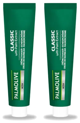 Obrázek produktu pro 2 x Holicí krém Palmolive Men Classic – Péčující a osvěžující – 100 ml – Výhodný balení – 2 kusy