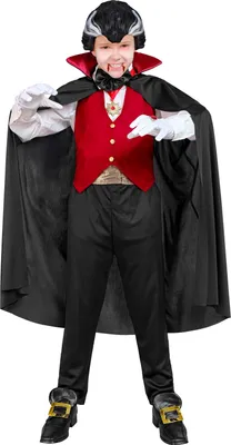 Obrázok produktu pre Upírsky kostým Dracula Halloween top, veľkosť:158