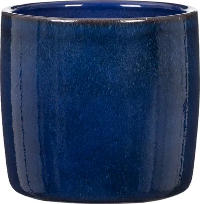 Produktbild von Scheurich Solido, Blumentopf aus Keramik, Farbe: Mystic Blue, 14,8 cm Durchmesser, 13,7 cm hoch, 1,9 l Vol.