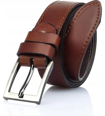 Produktbild von GRACIO Ledergürtel Herren 120 cm Braun Klassisch