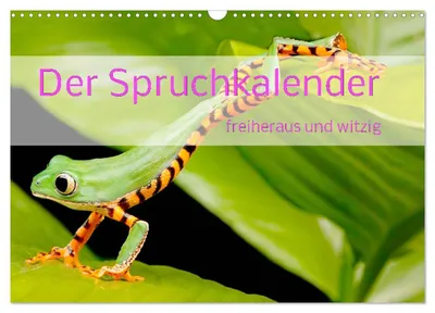 Produktbild von Der Spruchkalender - freiheraus und witzig (Wandkalender 2027 DIN A3 quer), CALVENDO Monatskalender