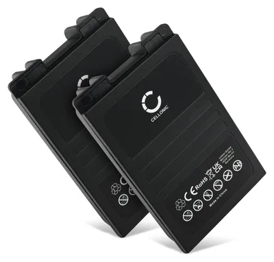 Produktbild von CELLONIC 2x Akku für Fernbedienung Kompatibel mit Autec CB71.F, FUA10, UTX97 transmitter, MH0707L - (2000mAh, 7.2V)
