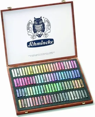Produktbild von Schmincke Pastell Malkasten Pastellkasten 100 Stifte 77 100 097