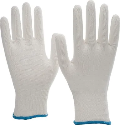 Produktbild von Arbeitshandschuhe | 12 Paar Nitras Strickhandschuhe | weiß | Gr. 9