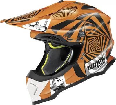 Productafbeelding van Nolan N53 Riddler crosshelm, neonoranje, maat M (58)