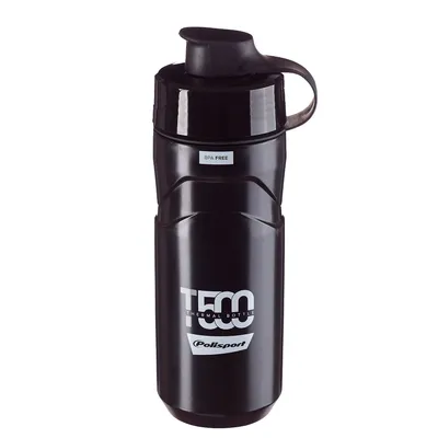 Produktbild von POLISPORT Thermoflasche T500 Schwarz/Grau 500/650ml