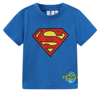 Produktbild von Superman - "Last Son Of Krypton" T-Shirt für Baby, Polyester-Gemisch GT30285 (98) (Blau/Rot)