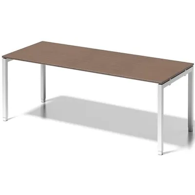 Produktbild von BISLEY Schreibtisch Cito Maße: 200 x 65-85 x 80 cm (B x H x T) 3-Schicht-Spanplatte, melaminharz Farbe der Tischplatte: nußbaum