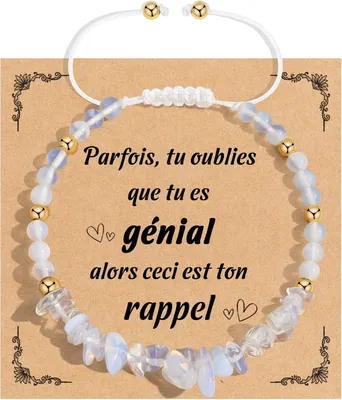 Imagen del producto de Pulsera de piedra natural, joya, idea de regalo, para mujeres