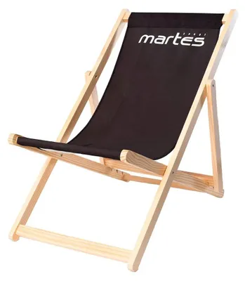 Obrázek produktu pro Martes – lehátko „Sunbed“ PP15833 (jedna velikost) (černá/béžová)